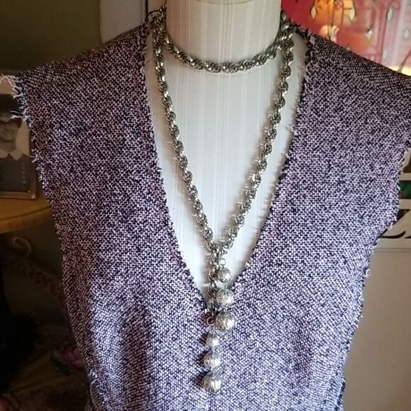 Rebecca Taylor ⭐ Pink Boucle Tweed Dress - Picture 9 of 12